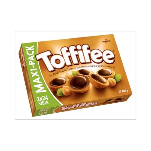 Storck Toffifee 15er Packung - Süße Pralinen mit Nuss - Schokoladenbonbons & Pralinen, 15 köstliche Toffifee mit Haselnussfüllung, perfekt für Naschkatzen und als Geschenk.