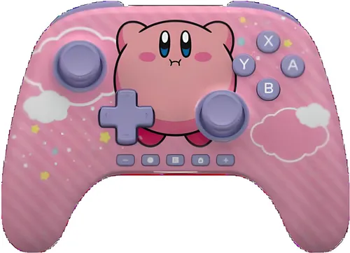 Nintendo Switch 2 PowerA Advantage Wireless Controller - Kirby Puff - Erlebe grenzenlosen Spielspaß mit dem kabellosen Controller für Nintendo Switch 2. Komfortabel, leicht und ideal für stundenlangen Gaming-Spaß. Perfekt für alle Kirby-Fans!