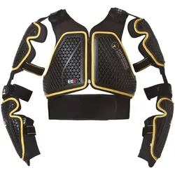 Forcefield EX-K Hardness Adventure Protektor, schwarz-gelb, Größe L - Protektor für Männer, verstärkt mit Kevlar® von DuPontTM und zertifiziert nach EN1621-2: 2013, bietet optimalen Schutz bei Abenteuerfahrten.