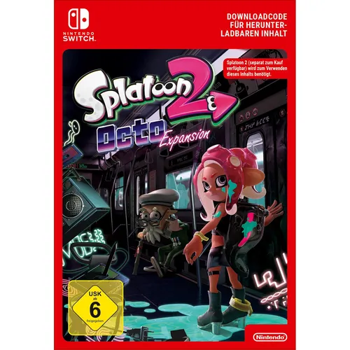 Nintendo Switch: Splatoon 2 - Octo Expansion - Nintendo Switch Spiel, erlebe einen neuen Einzelspieler-Modus mit 80 Missionen und tauche ein in die spannende Welt der Oktolinge!