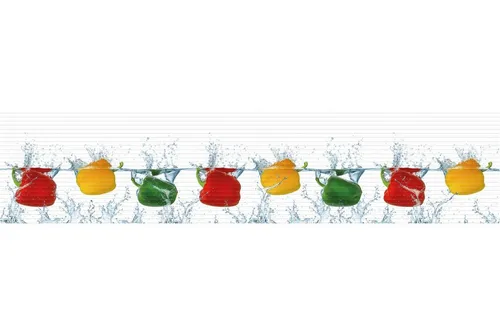 Regul Wanddekoobjekt XL-Dekorpaneel 54706 (XL Wandpaneele ca. 280x65cm - stabile und pflegeleichte PVC Platten zur Wandverkleidung z. B. als Küchenrückwand - 1 Paneel, 3 teilig (dekorative Wandgestaltung)