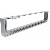HEVVA 10 cm hohe Möbelfüße - 50 cm, 2er Set Klarlack - Möbelfüße in 50 cm Höhe, ideal für Schränke, Sofas und Betten. Korrosionsgeschützt durch seidenmatte Pulverbeschichtung, belastbar bis 100 kg pro Fuß.