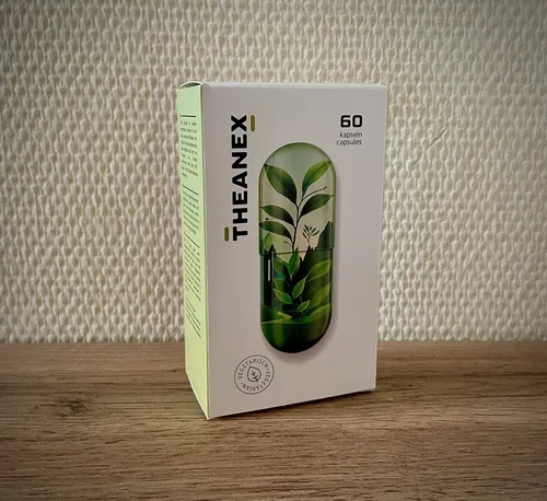 Theanex Kapseln - 100% natürliche Unterstützung für Ihr Wohlbefinden - Nahrungsergänzungsmittel mit veganen, glutenfreien und GMO-freien Inhaltsstoffen. Ideal für ein harmonisches Körperempfinden mit geprüften Zutaten wie Matcha und Spirulina.