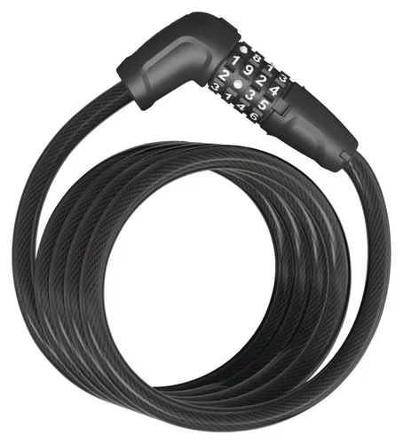 Zahlenkabel Abus Numero 5510C/180 schwarz ohne Halter