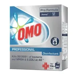 Diversey OMO Professional Disinfectant - 8,55 kg Desinfektionswaschmittel - Waschmittel für Pflegeeinrichtungen und Gastronomie, desinfiziert und reinigt effektiv bei 40°C, geeignet für alle Waschmaschinen und Wäschearten.