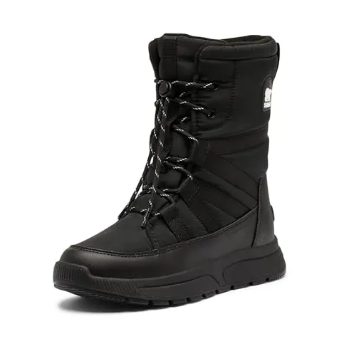 Sorel Women's Whitney III Tall WP Fashion Boot - Schwarz, 39 EU - Wanderschuhe mit 200 g Isolierung und wasserdichtem Nylon-Obermaterial, ideal für kalte, nasse Bedingungen und Outdoor-Abenteuer.