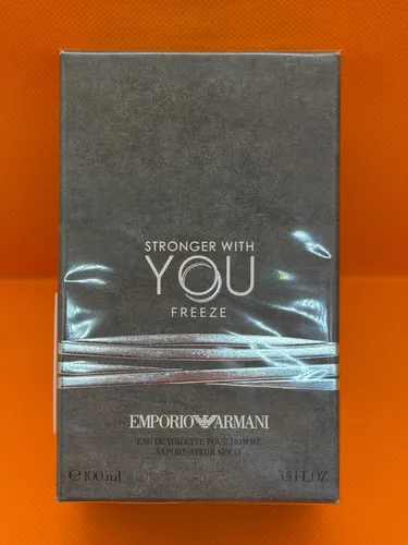 Emporio Armani Stronger with You Freeze - EdT Nat. Spray, urbaner Duft für den modernen Mann mit frischen Zitrusnoten und maskuliner Holzfülle