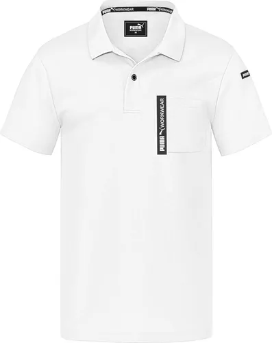 PUMA Workwear Advanced Poloshirt Herren Kurzarm – Strapazierfähiges Arbeitsshirt mit Brusttasche - Hochwertiges Poloshirt für Herren aus atmungsaktivem Gewebe, ideal für Handwerk und Baustelle. Mit praktischen Taschen und schnelltrocknendem Material – perfekt für anspruchsvolle Einsätze.