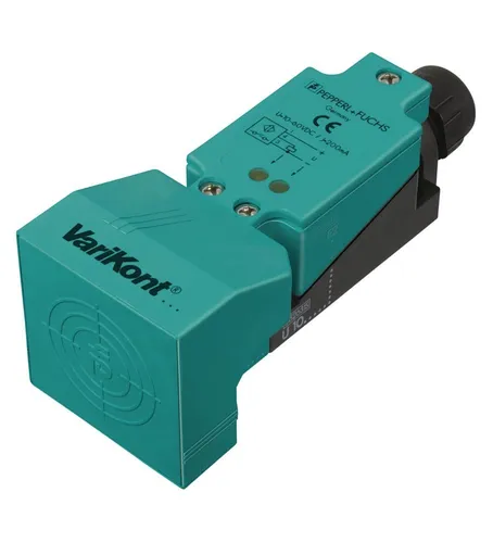 Pepperl+Fuchs NJ40+U10+E2 Näherungsinitiator - Induktiver Näherungsinitiator mit 40 mm Schaltabstand, ideal für präzise Erkennung von metallischen Objekten in industriellen Anwendungen.