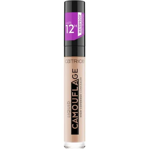 Catrice Liquid Camouflage High Coverage Concealer, Nr. 007, Nude, für trockene Haut, für unreine Haut, für Mischhaut, vegan, ölfrei, wasserfest, ohne Alkohol, 1er Pack (5ml)