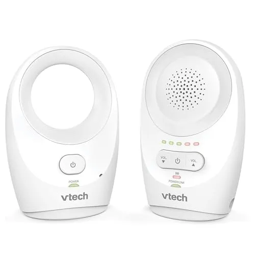 VTech Babyphone Classic mit geringer Wellenabgabe - Babyfone mit einer Reichweite von 460 m, ideal für sorgenfreies Monitoring Ihres Babys dank reduzierter Wellenabgabe.