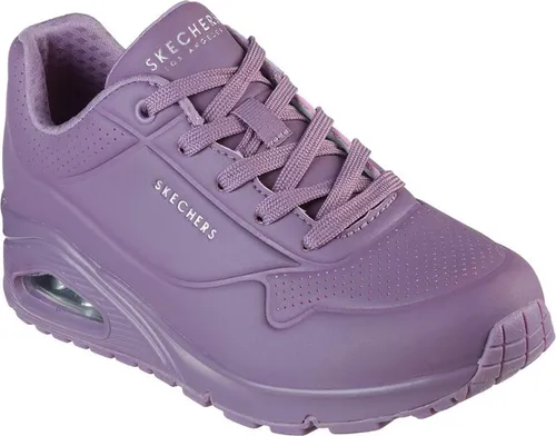 Skechers Damen UNO Stand ON AIR - Purple Durabuck/Mesh, 41 EU - Damen-Sneaker mit atmungsaktivem Mesh-Obermaterial und einzigartiger Dämpfung für ultimativen Komfort den ganzen Tag.
