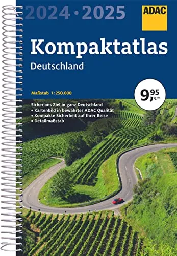 ADAC Kompaktatlas 2024/2025 Deutschland 1:250.000 (ADAC Atlas)