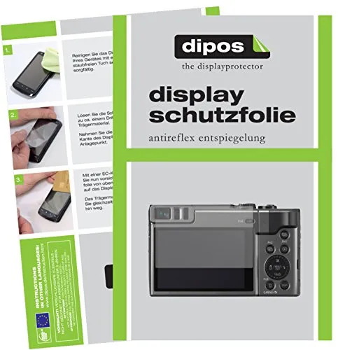 dipos I 6X Schutzfolie matt kompatibel mit Panasonic Lumix DMC-TZ91 Folie Displayschutzfolie