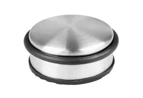 hrb Bodentürstopper aus Edelstahl – schwerer, stabiler Türstopper für Boden (1 St) - Eleganter Türstopper aus Edelstahl in Silber, ideal für den Einsatz in jedem Raum. Bietet stabilen Halt und schützt Ihre Wände vor Beschädigungen.