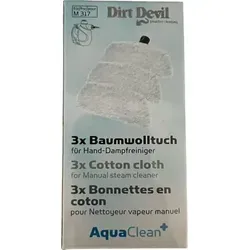 Dirt Devil Reinigungstuch, 3x Baumwolltuch für M317 - Nr.: 0317022