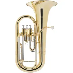 Classic Cantabile EU-1030L Euphonium - Blechblasinstrumente: Lackiertes Euphonium in Bb aus Messing mit Edelstahl-Ventilen, ideal für Anfänger und Fortgeschrittene, inklusive Hartschalenkoffer für sicheren Transport.