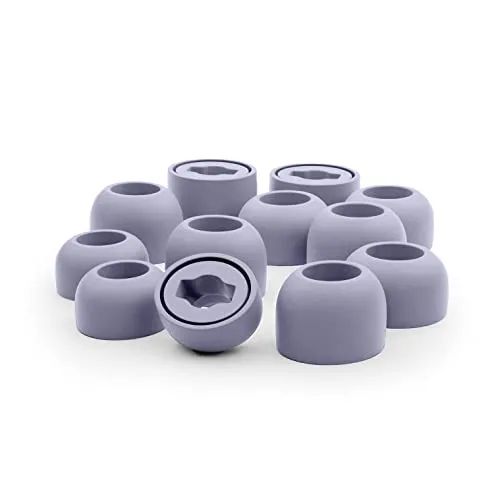 Okuli 12 x Silikon Ohrstöpsel Ohrhörer Gummi Tipps Für Samsung Galaxy Buds Pro 1 Kopfhörer Ohrhörer in Lila