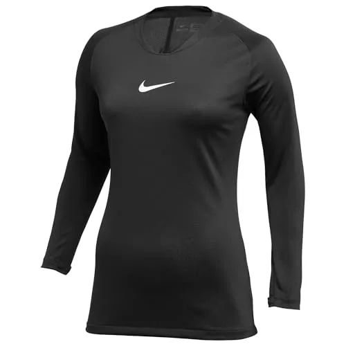 Nike Performance Park First Layer Damen Funktionsshirt schwarz L (44/46) - Atmungsaktives Funktionsshirt für Damen, ideal für sportliche Aktivitäten. Hoher Tragekomfort und optimale Bewegungsfreiheit in stylischem Schwarz.