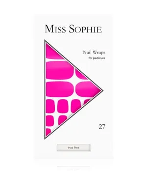 Miss Sophie Hot Pink Pedicure Nagelfolie 1 Stk Hot Pink