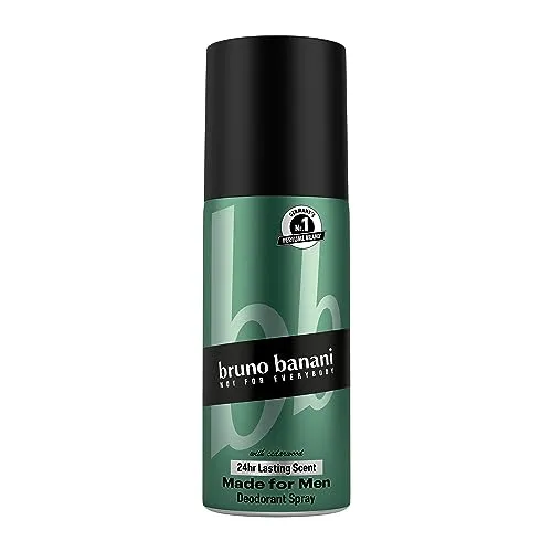 Bruno Banani Made for Men Deodorant Spray 150 ml - Das Bruno Banani Made for Men Deodorant Spray 150 ml ergänzt harmonisch Ihren Duft und sorgt für ein langanhaltendes Gefühl von Frische und Sauberkeit. Ideal für den täglichen Gebrauch.