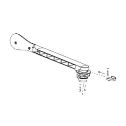 Schenkelfeder für Vermop Twixter Presse 19815 , 1 Stück
