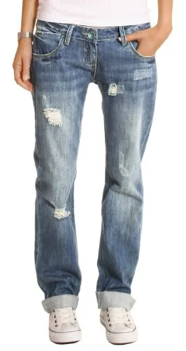 bestyledberlin Damen Baggyjeans - Boyfriendjeans für jeden Anlass - Damen Jeans in modischer Baggy- und Boyfriend-Form, ideal für lässige Outfits. Beininnenlänge ca. 82 cm, perfekte Passform für maximalen Komfort. Jetzt entdecken und wohlfühlen!