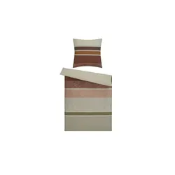 como Satin Wende-Bettwäsche Mandala, braun, 135 cm - Bettwäsche ganzjährig mit hochwertigem Satin-Material, ideal für Allergiker dank NOMITE PAS 1008®-Zertifizierung. Erleben Sie Komfort und Stil in Ihrem Schlafzimmer!