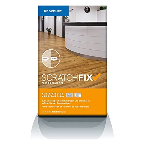 Dr. Schutz Scratchfix Vinylboden Reparatur Set - Kratzer Entfernung für Vinyl und PVC, ideal für alle Bodenbeläge, hergestellt in Deutschland