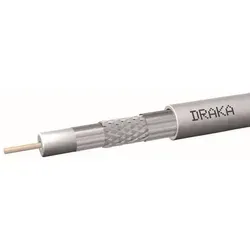 Draka Coax10 AD 10 S Al Box 200m - Hochwertiges Antennenkabel - Antennenkabel für Fernsehsignale und Satelliten-Empfang, mit hervorragender Schirmungsklasse A und robustem PVC-Mantel für langlebige Leistung.