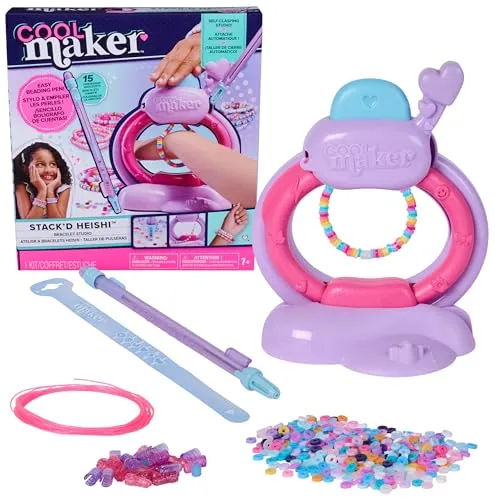 Cool Maker Stack''d Heishi Armband Studio - Spielzeug für kreative Schulkinder ab 7 Jahren, ideal zum Gestalten individueller Armbänder und Fördern der Kreativität.