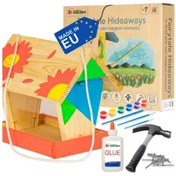 ITA DIY Futterhaus für Vögel - Kreatives Bastelset für Kinder - Futterstation für Wildvögel, fördert Kreativität und Feinmotorik mit einem kompletten Bausatz aus natürlichem Nadelholz.