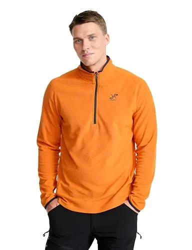 RevolutionRace Hiker Half-Zip Fleece für Herren - Leichter und elastischer Fleece mit kurzem Reißverschluss für optimale Belüftung. Das weiche Material bietet Bewegungsfreiheit und ein angenehmes Tragegefühl. Ideal für jedes Abenteuer, leicht verstaubar.