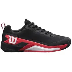 Wilson RUSH PRO 4.5 Clay Herren Tennisschuhe - Tennisschuhe in Rot/Schwarz, ideal für optimale Stabilität und Komfort auf dem Platz – perfekt für ambitionierte Spieler.