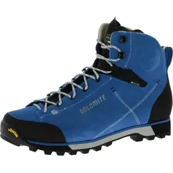 Dolomite 54 Hike Evo GTX - Wanderschuhe 44,5 - Robuste Wanderschuhe mit wasserdichter Gore-Tex Membran, ideal für Trekking und Wandern. Farbe: Blau; Größe: 44,5; Highlights: Wiederbesohlbar, Vibram-Sohle.