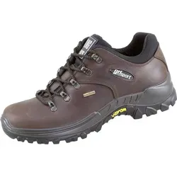 Grisport Halbschuh braun Gr. 45 - Wanderschuhe mit hochwertigem Nubukleder und wind- sowie wasserabweisender Gritex-Membran, ideal für Wanderungen und Outdoor-Aktivitäten.