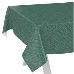 ANRO Tischdecke Wachstuchtischdecke Gartentischdecke Wachstischdecke (Einzelstück 1-tlg), Glatt 140x160cm wasserabweisend grün Eckig | 140 cm x 160 cm x 0.25 mm
