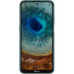 Nokia X10 128GB Dual-Sim - Forest - Handy mit 48MP Quad-Kamera und Fingerabdrucksensor, ideal für Fotografie und Sicherheit, 6,7 Zoll Display, 5G-fähig und Dual-SIM für optimale Konnektivität.