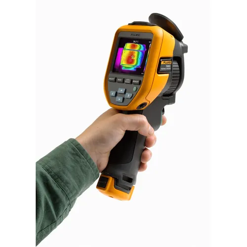 Fluke Wärmebildkamera FLK-TIS55+ 27HZ - Präzise Temperaturmessung - Detektor für professionelle Anwendungen, bietet hochauflösende Bilder und präzise Temperaturmessungen zur schnellen Fehlerdiagnose.