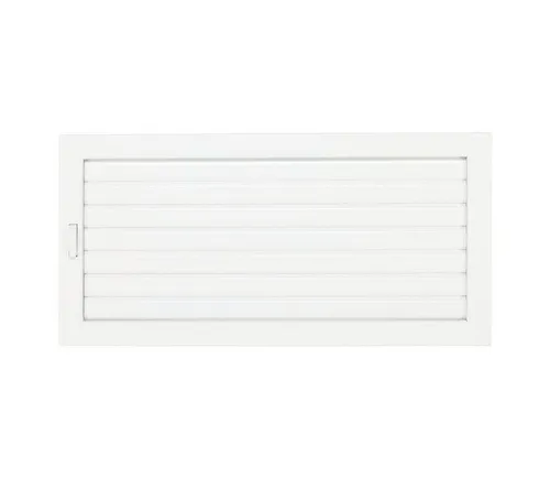 Subtiel Lüftungsgitter Lamellengitter Ventlab verstellbar 450x220 mm - Verstellbares Lüftungsgitter mit stabilen Lamellen für optimale Luftführung. Ideal für Kamin und Lüftungsanlagen. Einfache Anpassung dank flexibler Klemmrippen und pulverbeschichtetem Stahlrahmen.