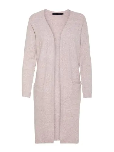 VMDOFFY LS Long Open Cardigan GA NOOS - Strickjacke von VERO MODA, aus softem Feinstrick mit Stretch und praktischen eingestrickten Taschen für zusätzlichen Komfort.