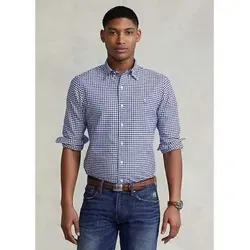 Polo Ralph Lauren Slim Fit Oxford Sport Hemd für Herren - Blau (S) - Elegantes Slim Fit Hemd aus hochwertiger Oxford-Baumwolle mit klassischem Gingham-Karomuster. Ideal für lässige Anlässe und vielseitig kombinierbar. Ein Must-Have für jeden Kleiderschrank!