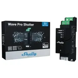 Qubino Wave Z-Wave Pro Shutter - Sicherheitstechnik-Zubehör mit bis zu 16 A pro Kanal und integriertem Stromzähler. Steuere Deine Smart Home Geräte effizient über Z-Wave und passe Aktionen an Deine Bedürfnisse an.