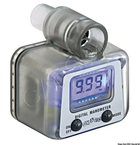 OSCULATI Digitaler Druckmesser 0-999 mbar 9 V