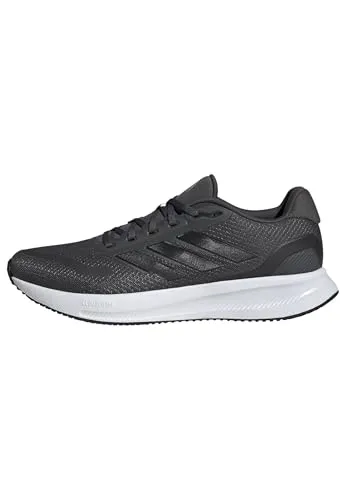 adidas Herren Runfalcon 5 Laufschuhe - Bequemes Laufgefühl in Grey Six - Laufschuhe mit regulärer Passform, atmungsaktivem Mesh-Obermaterial und Cloudfoam-Zwischensohle für optimalen Komfort und Dämpfung beim Laufen.