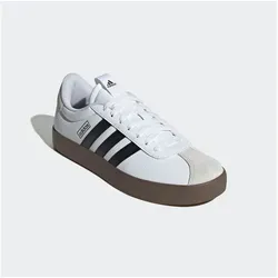 Adidas VL Court 3.0 - Weiss - Sneaker aus hochwertigem Wildleder mit vulkanisierter Gummiaußensohle für optimalen Grip. Ideal für lässige Outfits und aktive Tage, bietet Komfort und Stil für jeden Anlass.