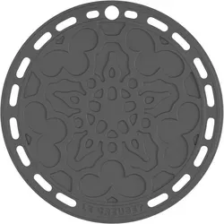 Le Creuset Silikonuntersetzer Tradition 20 cm Flint - Zubehör für Töpfe & Pfannen, hitzebeständig bis 250°C und schützt Tische vor Hitze – ideal für jede Küche.