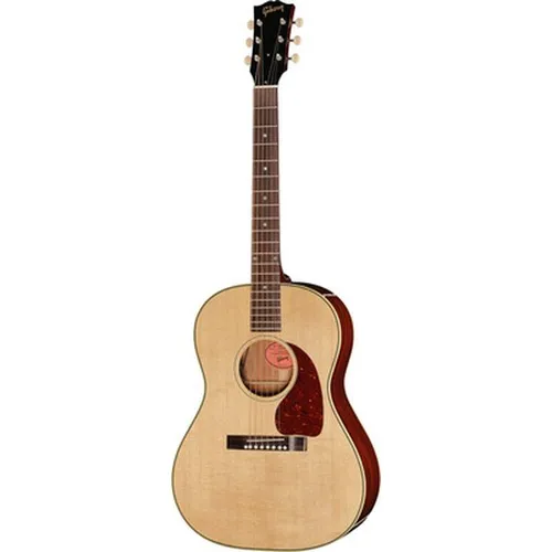 Gibson Original 50s LG-2 Antique Natural Westerngitarre – Klassische Handwerkskunst - Vollmassive Westerngitarre im Small Body-Format mit Sitka-Fichtendecke und Mahagonikorpus. Inklusive Tonabnehmer für Bühne und Studio, ideal für Folk und Blues. Hochwertiger Gitarrenkoffer im Lieferumfang.