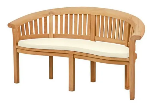 Kai Wiechmann Bankauflage 139 x 49 cm - Hochwertige Bankauflage für Bananenbank, made in Germany. Waschbar, UV-beständig und mit druckfestem Schaumstoff für optimalen Sitzkomfort.