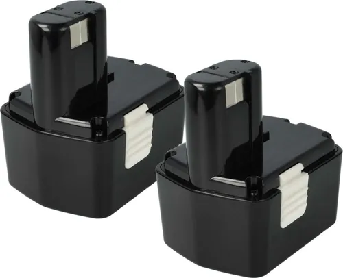 vhbw 2x Akku Ersatz für Hitachi EB 1420RS, EB 1424, EB 1414S, EB 1430X, EB 14B, EB 1430R, EB 1426H, EB 1430H für Werkzeug (2100 mAh, NiMH, 14,4 V)